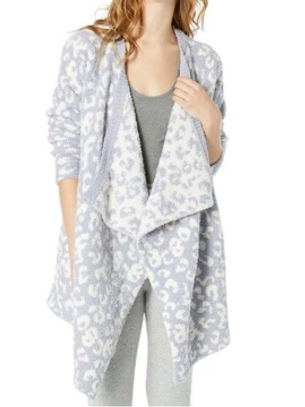 UGG Textured Knit in White and Gray